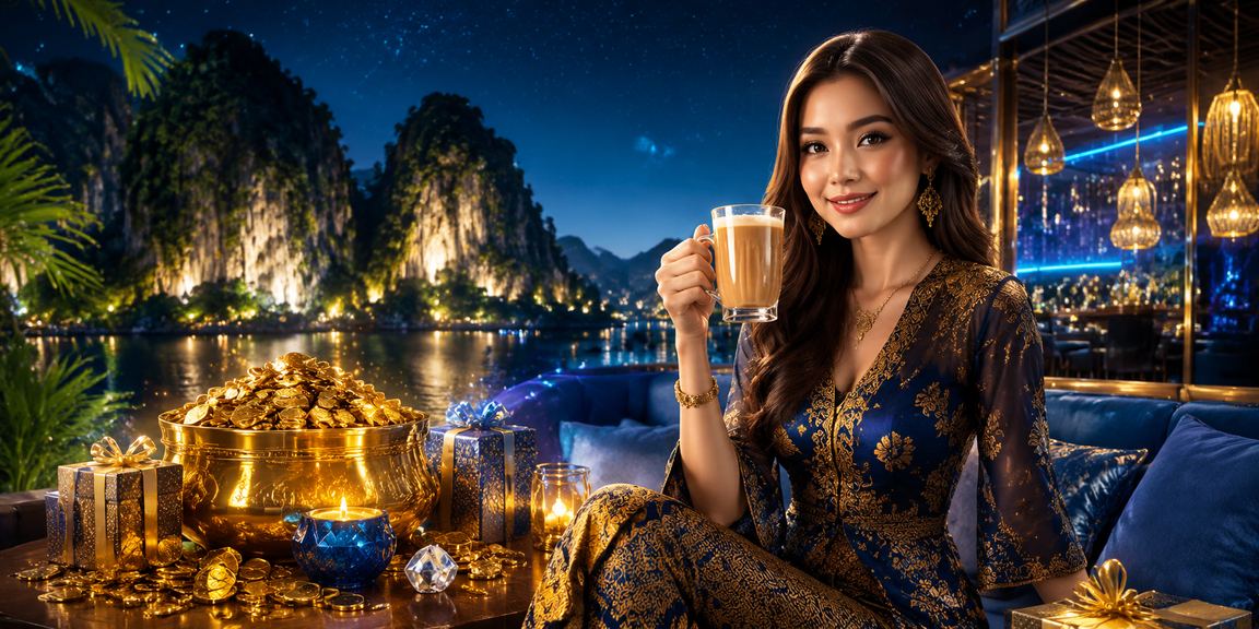Suasana kasino hiburan Ipoh dengan gaya tempatan Malaysia untuk blackjack