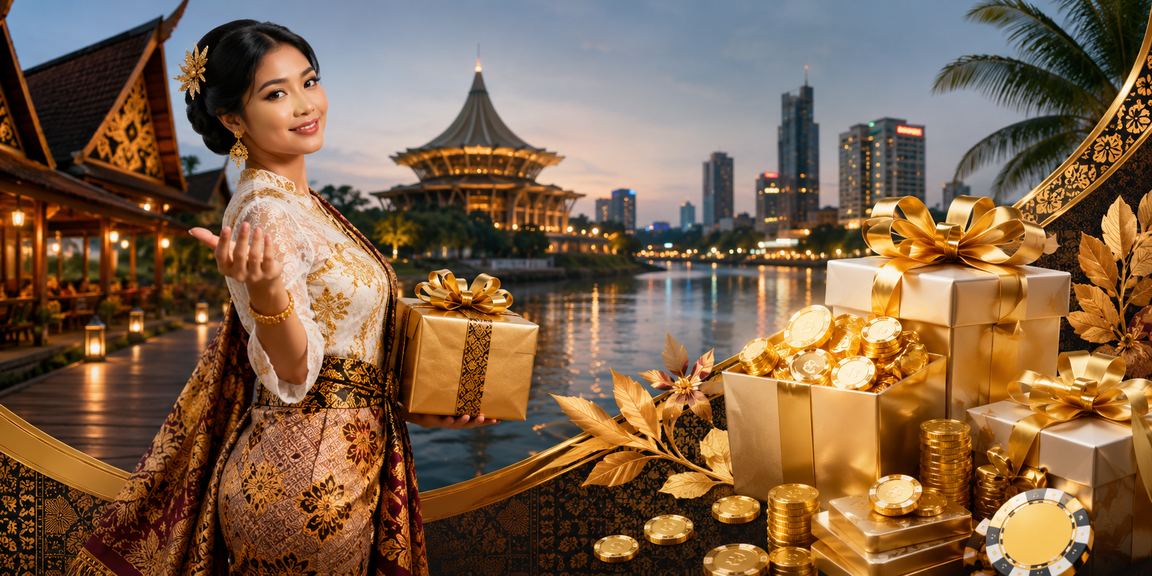 Tawaran rebat bonus dengan motif batik untuk pemain dari Sarawak